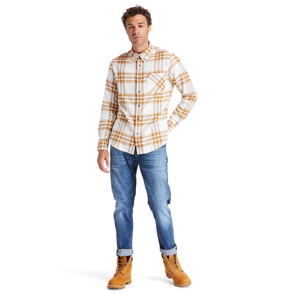 Camasi Timberland Barbati Maro/Albi - Back River Heavy Flannel - Romania - MZRIBF430